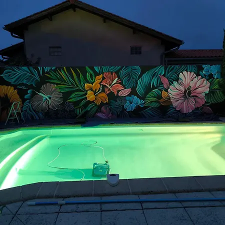 Grande Maison Familiale Avec Piscine Et Varangue A Tarnos, Proche Plages Et Commerces - Fr-1-239-779 * Тарно